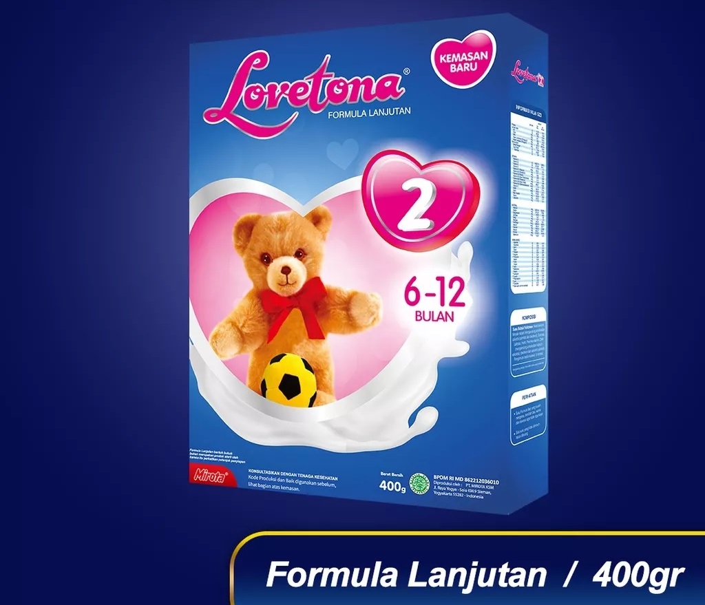 susu formula bayi lovetona 2