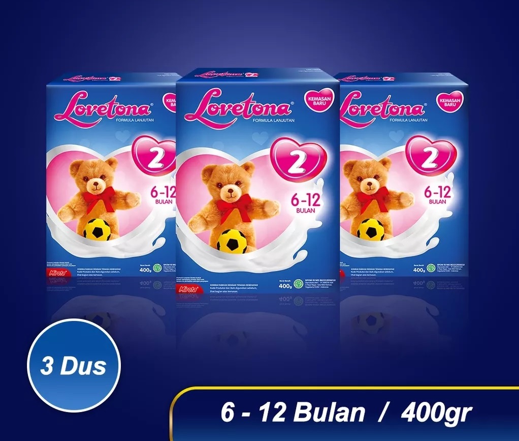 susu formula bayi lovetona 2